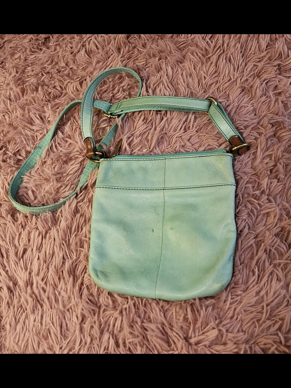 Fossil✨️Mini Explorer Crossbody - Turquoise - Picture 2 of 9